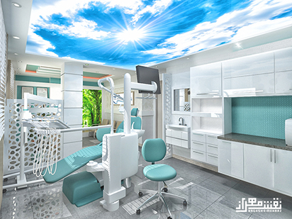 دکوراسیون داخلی مطب دندانپزشکی آقای دولتی در رشت