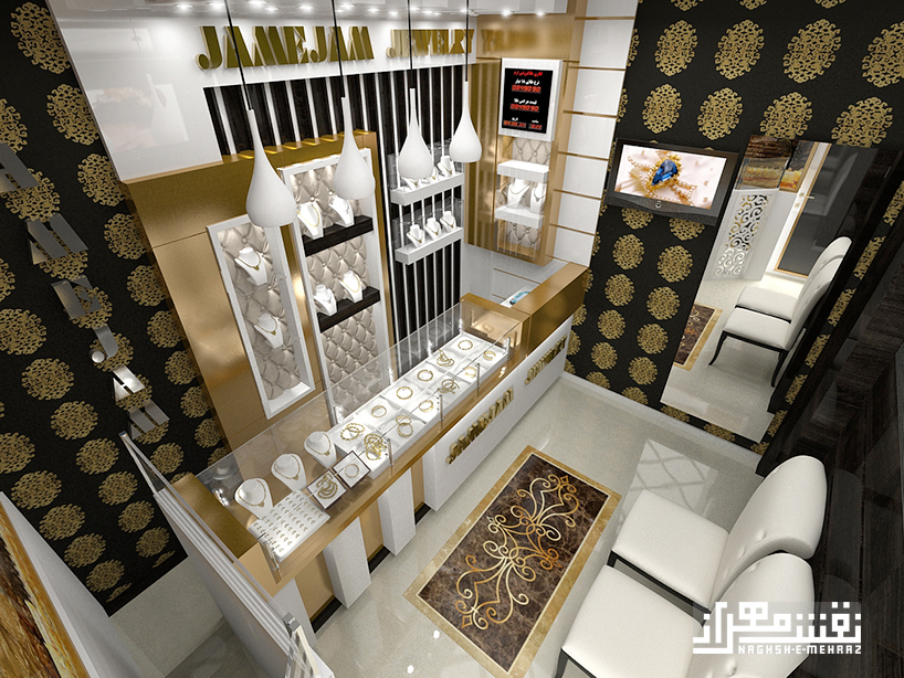 طراحی طلا فروشی جمپور