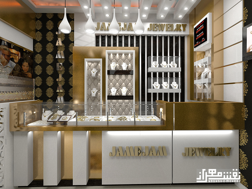 طراحی طلا فروشی جمپور