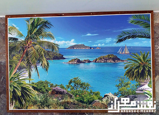 دیوارپوش کشسان چاپی